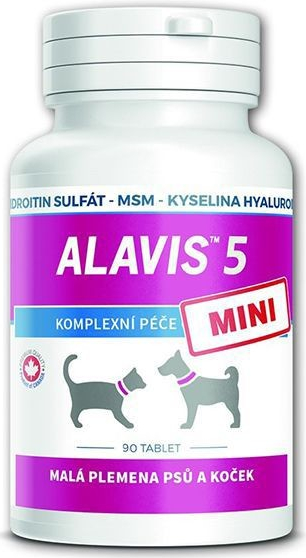 ALAVIS 5 MINI Kĺbový prípravok pre psy a mačky 90 tbl