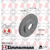 Brzdový kotúč ZIMMERMANN 380.2166.52 Brzdový kotúč ZIMMERMANN 380.2166.52