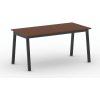 Rokovací kancelársky stôl PRIMO BASIC, 160x80 cm, čierna podnož, čerešňa Rokovací kancelársky stôl PRIMO BASIC, 160x80 cm, čierna podnož, čerešňa