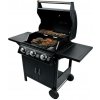 GRIL PLYNOVÝ 104X125 CM ČIERNY 3 HORÁKY GRIL PLYNOVÝ 104X125 CM ČIERNY 3 HORÁKY