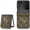 Guess Pu Leather 4G Metal Logo Samsung Galaxy Z Flip7 Brown Guhczf74Gmgbr