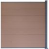 EKOfence WPC plotový set so plotový stĺpikom 1850mm KASANDRA hnedá 13543