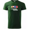 Značkové tričko - Tričko extra veľké (5-8XL) - 5XL ( Fľaškovozelená ) Značkové tričko - Tričko extra veľké (5-8XL) - 5XL ( Fľaškovozelená )