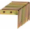Nábytkový uholník 40 mm x 40 mm x 14 mm žlto pozinkovaný, 12 ks Nábytkový uholník 40 mm x 40 mm x 14 mm žlto pozinkovaný, 12 ks