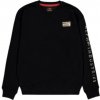 Alpha Industries mikina pánska Camo Sleeve Crewneck black