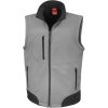 Result pánska vesta Softshell Workguard Grey/Black
