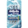 Jednorazový holiaci strojček Gillette Blue 3 ks Jednorazový holiaci strojček Gillette Blue 3 ks