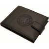 Kožená peňaženka Chelsea FC, čierna, ochrana RFID, 11x9 cm