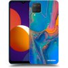 Picasee silikónový čierny obal pre Samsung Galaxy M12 M127F - Rainbow Picasee silikónový čierny obal pre Samsung Galaxy M12 M127F - Rainbow