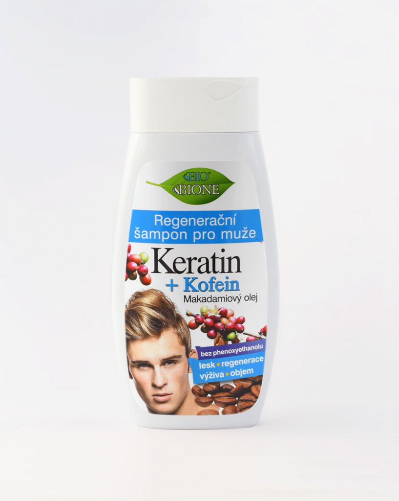 BC Bione regeneračný šampón Macadamia Oil Keratin Kofein 250 ml