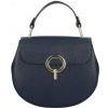 Mondo Italia Dámska kožená kabelka MI79 tmavomodrá Modrá Mondo Italia Dámska kožená kabelka MI79 tmavomodrá Modrá