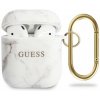 Guess Marble puzdro pre - Apple Airpods 1/2 GUACA2TPUMAWH GUACA2TPUMAWH Guess Marble puzdro pre - Apple Airpods 1/2 GUACA2TPUMAWH GUACA2TPUMAWH