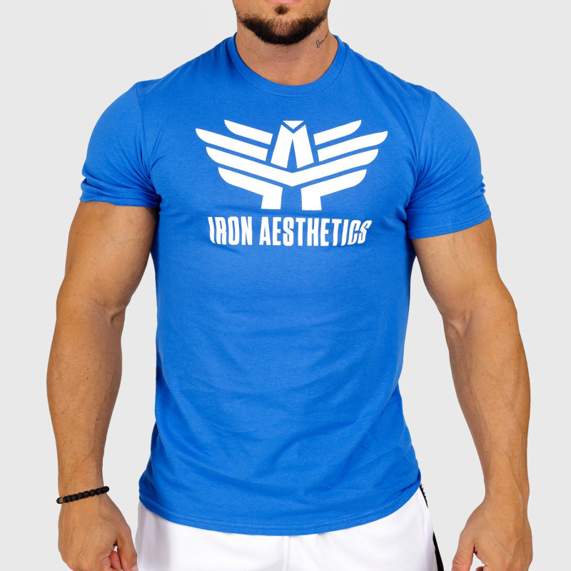 Ultrasoft tričko Iron Aesthetics modré modrá