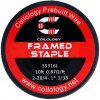 Coilology špirálky Framed Staple SS316L odporový drôt 3m