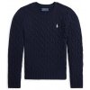 Detský sveter Polo Ralph Lauren 313877375008 tmavomodrá 136-142 Detský sveter Polo Ralph Lauren 313877375008 tmavomodrá 136-142