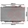Chladič motora VAN WEZEL 27002269 Chladič motora VAN WEZEL 27002269