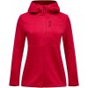 Peak Performance W Trail Polartec Zip Hood červená