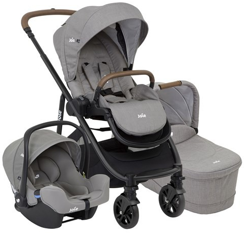 Joie Trio-Set Versatrax E Ramble XL i-Snug Gray Flannel 2023