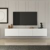 Hanah Home TV skrinka West – Biela Hanah Home TV skrinka West – Biela