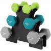 Sada neoprénových činiek 1–3 kg so stojanom Sada neoprénových činiek 1–3 kg so stojanom
