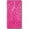 Sklenené hodiny vertikálne Pink brokát 30x60 cm Sklenené hodiny vertikálne Pink brokát 30x60 cm