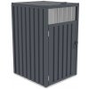 Penta SK Prístrešok na popolnice G21 73x121x82 cm antracitový plechový
