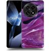 Picasee silikónový čierny obal pre OnePlus 13 5G - Purple glitter Picasee silikónový čierny obal pre OnePlus 13 5G - Purple glitter