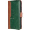 Peňaženkové puzdro Contrast Color Case hnedo-zelené – Motorola Moto G52 / G82 5G Peňaženkové puzdro Contrast Color Case hnedo-zelené – Motorola Moto G52 / G82 5G