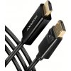 AXAGON RVD-HI14C2, DisplayPort -> HDMI 1.4 redukcia / kábel 1.8m, 4K/30Hz RVD-HI14C2 AXAGON RVD-HI14C2, DisplayPort -> HDMI 1.4 redukcia / kábel 1.8m, 4K/30Hz RVD-HI14C2