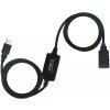 PremiumCord KU2REP10 USB 2.0 repeater a predlžovací A/M-A/F, 10m