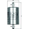 Palivový filter MAHLE KL 86 Palivový filter MAHLE KL 86