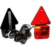 Sada zadných trojuholníkových svetiel na privesný vozik na magnete Sada zadných trojuholníkových svetiel na privesný vozik na magnete