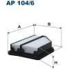 FILTRON Vzduchový filter AP104/6 FILTRON Vzduchový filter AP104/6