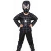 FunCo Detský kostým Spiderman čierny 122-134 L FunCo Detský kostým Spiderman čierny 122-134 L