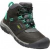 KEEN RIDGE FLEX MID WP JR magnet/greenlake US 5 / EU 37,0 / UK 4 / 23,5 cm; Šedá dětská obuv