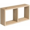 Nástenná polica Yasmine, 59 × 15 × 30 cm, drevotrieska, dub artisan, YAS-5930-RA Nástenná polica Yasmine, 59 × 15 × 30 cm, drevotrieska, dub artisan, YAS-5930-RA