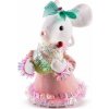 Strend Pro Dekorácia MagicHome Vianoce Candy Line, myška, ružová, 27 cm Strend Pro Dekorácia MagicHome Vianoce Candy Line, myška, ružová, 27 cm