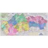 nástenná mapa Slovensko kraje a obvody, 140x285cm lamino, / r.2020 nástenná mapa Slovensko kraje a obvody, 140x285cm lamino, / r.2020