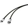 Renkforce USB kábel USB 2.0 USB-C ® zástrčka, Apple Lightning konektor 1.00 m čierna RF-4353446; RF-4353446 Renkforce USB kábel USB 2.0 USB-C ® zástrčka, Apple Lightning konektor 1.00 m čierna RF-4353446; RF-4353446