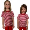 COOL NANO tričko pre deti .120 .červené a biele pruhy COOL NANO tričko pre deti .120 .červené a biele pruhy