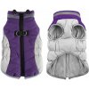 Zimná bunda pre psa, vetruodolná, teplá, reflexná, fialová, XL Zimná bunda pre psa, vetruodolná, teplá, reflexná, fialová, XL