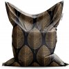 Sablio Sedací vak Zlaté listy - 150x100 cm Sablio Sedací vak Zlaté listy - 150x100 cm
