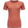Devold Dámske funkčné tričko Lauparen Merino 190 Base Tee Wmn červená oranžová Devold Dámske funkčné tričko Lauparen Merino 190 Base Tee Wmn červená oranžová