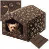 Doggy búda pre psa, hnedá, 59 cm x 55 cm Doggy búda pre psa, hnedá, 59 cm x 55 cm