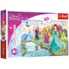 TREFL Puzzle Disney princeznej - Zoznámte sa s princeznami 60 dielikov TREFL Puzzle Disney princeznej - Zoznámte sa s princeznami 60 dielikov
