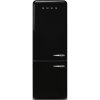 Smeg Kombinovaná chladnička s mrazničkou dole, FAB38L, 344l/137l, ľavé otváranie, 205x70 cm, čierna FAB38LBL6 Smeg Kombinovaná chladnička s mrazničkou dole, FAB38L, 344l/137l, ľavé otváranie, 205x70 cm, čierna FAB38LBL6