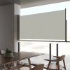 Zaťahovacia bočná markíza na terasu 80x300 cm, krémová Zaťahovacia bočná markíza na terasu 80x300 cm, krémová