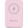 VERBATIM Powerbanka Charge 'n' Go, Magnetická, 10000 mAh, USB-C, Růžová 32248 VERBATIM Powerbanka Charge 'n' Go, Magnetická, 10000 mAh, USB-C, Růžová 32248