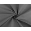Bavlněná látka / plátno jednobarevná METRÁŽ - 20 (19) šedá tmavá Bavlněná látka / plátno jednobarevná METRÁŽ - 20 (19) šedá tmavá