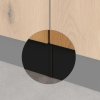 Interex Spojka lineárna na kuchynský plastový sokel 126 / Čierna 120 mm Interex Spojka lineárna na kuchynský plastový sokel 126 / Čierna 120 mm